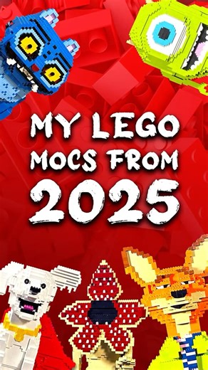 Every Lego MOC I made in 2025! #lego #legomoc #afol #legos