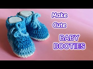 Easy & Quick Baby Booties / Tutorial (Perfect for Beginners)