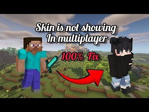 How to fix Minecraft skin not showing in Multiplayer (step by step) #minecraft #minecraft