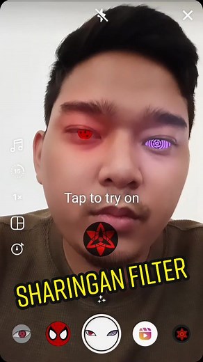Kakashi Sharingan Filter Alternative