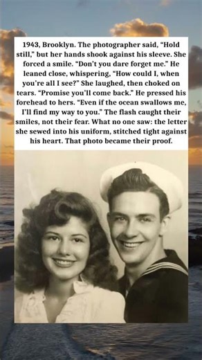 “She Sewed a Secret Letter Into His Uniform Before the War”