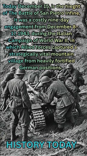The Battle of San Pietro Infine #history