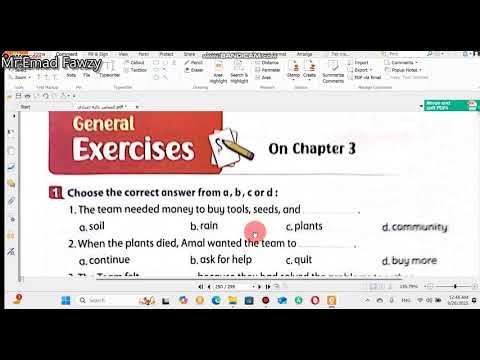 English Prep 3 Story The school garden project chapter 3