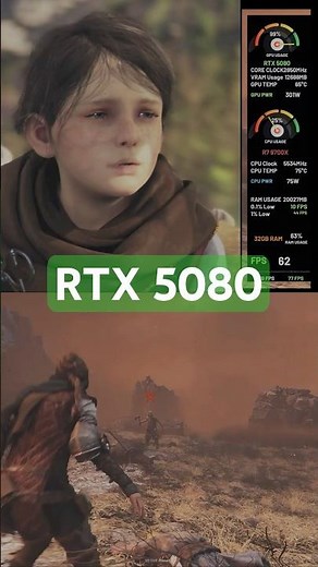 A Plague Tale: Requiem - RTX 5080 - 4K DLSS Preset M