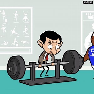 8M views · 90K reactions | Get fit with Bean  | Mr Bean: The Animated Series | Facebook
