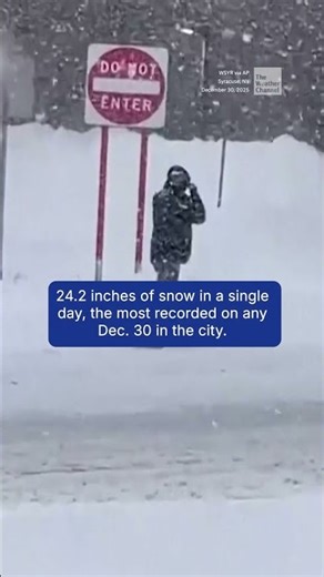 Serious Snow Situation In Syracuse