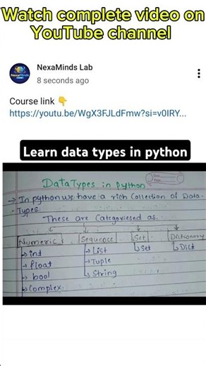 Learn Python Data Types in a simple and beginner-friendly way! 🐍