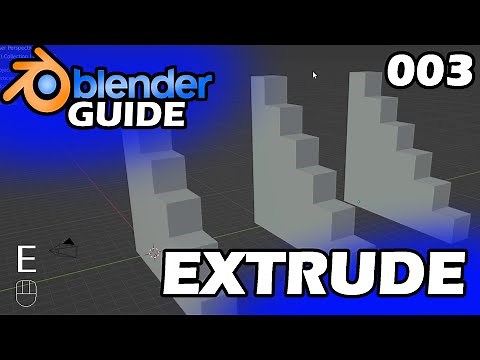 HOW TO EXTRUDE CORRECTLY?🏆 The Blender Guide (Blender Tutorial German) [S1-E003]