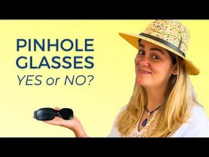Try this! Pinhole Glasses for Eyesight & Vision Improvement