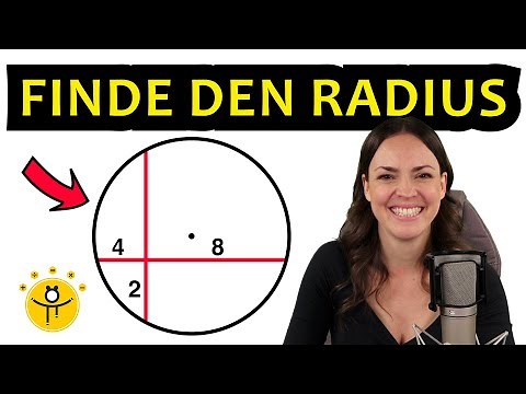 Ein schönes Geometrie Rätsel – Wie lang ist der Radius?