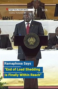 South Africans have expressed frustration over the country’s prolonged energy crisis and high unemployment rate following President Cyril Ramaphosa’s State of the Nation Address in Cape Town, Thursday. The president glossed over the country’s current crises, including violent crimes, one of the world’s highest unemployment rates and failing services delivery. Instead, he focused his speech on what he called a healthy democracy. "We are still dealing with high levels of unemployment, poverty. In 