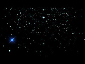 Falling Blue Stars motion graphics - VFX Animated Background 4K Screensaver