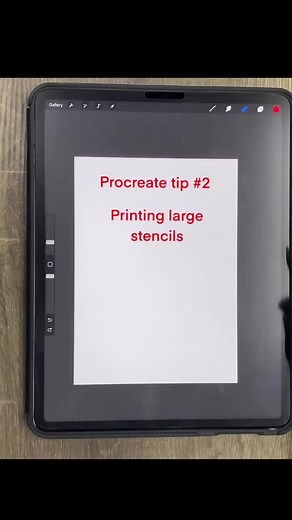 Printing Large Stencils in Procreate: Easy Methods & Tips