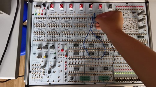 计数译码电路现场操作版