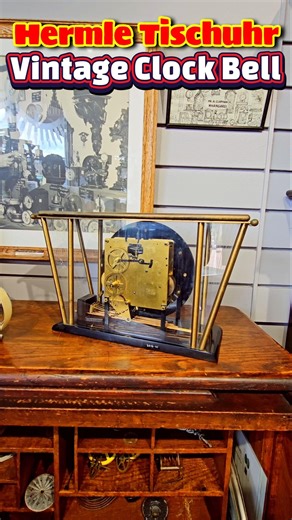 Hermle Atlanta Tischuhr KaminuhrFranz Hermle Germany #vintage #vintageclock #germany #clock