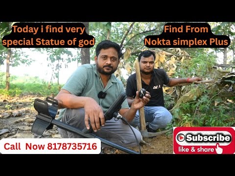 Best gold detector | Nokta Simplex plus | We find Very Precious Old statue Of God