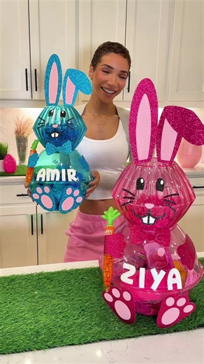 DIY Bunny Baskets for Easter Decor