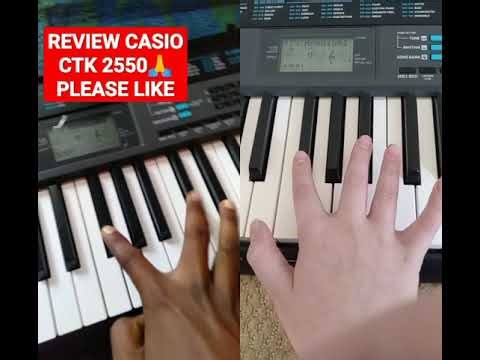 CASIO CTK-2550 KEYBOARD REVIEW! Tone No. in description! #casio #ctk #2550 #review #keyboard #viral
