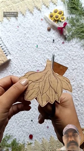 Aesthetic Journal 🤎। Handmade Journal Ideas #trending #art #drawing #shortsfeed #sketch
