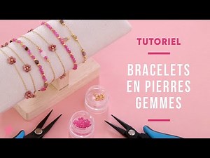TUTORIAL | Delicate bracelets with gemstone beads