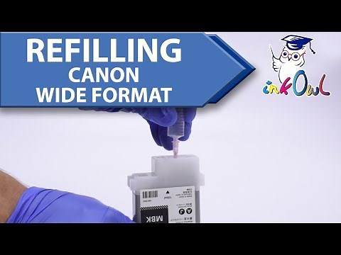 How to Refill Canon PFI iPF Large Format Ink Cartridges