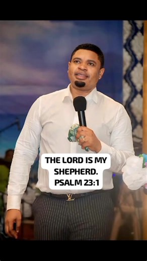 The Lord is and will always be ur shepherd. ELOHIM IS KING. | Pastor Chief Mensah