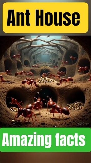 How Big Can an Ant Colony Get? Amazing Underground Ant Colony Facts | #shorts | #fact