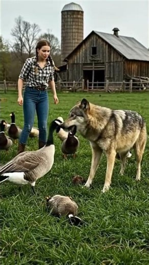 Farm girl strangely transforms after wolf incident #wolf #transformation