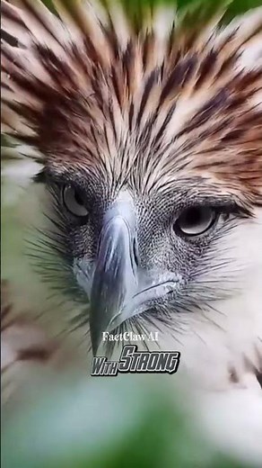 The Mighty Monkey Eating Eagle of the Philippines #largest #eagle #monkey #shorts