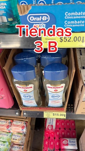 Shampoo MENNEN zero 🫧🧴 #recorridos #Tiendas3B #cuidadopersonal #shampoomennen #mennenzero | 𝙻𝚎𝚝𝚢 𝙻𝚊𝚗𝚐𝚊𝚛𝚒𝚌𝚊