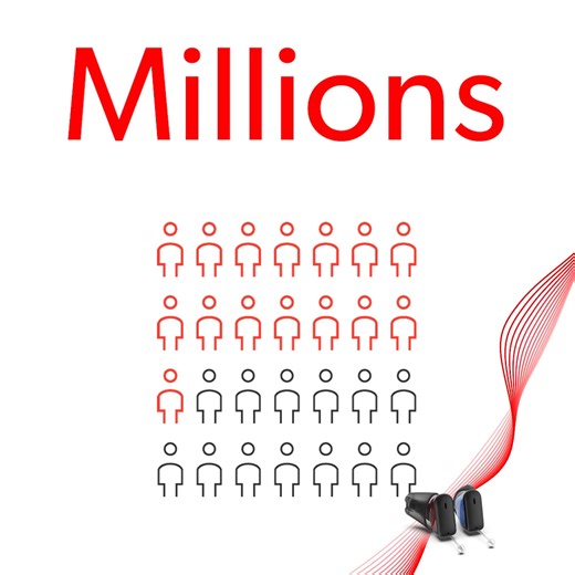 Millions of people have already switched to Silk Charge&Go IX — the world’s first ready-to-wear rechargeable CIC hearing aid. With our advanced audio technology, you can enjoy clearer speech in noise and the freedom of rechargeable power, all in a nearly invisible design. See why so many choose Silk Charge&Go IX: https://ow.ly/Bba450XqLzv #Signia #HearingAids #HearingHealth #BetterHearing #SigniaSilk #SilkCharge&GoIX #IntegratedXperience | Signia Hearing