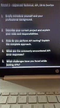 TCS Interview Questions For SDET/QA Automation (2 - 4 Years Experience)