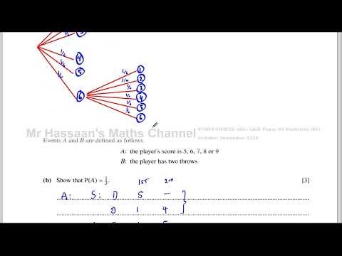 S1, (CAIE), 9709/51/O/N/22, Paper 51, Nov 2022, Q5, Probability Trees, Independent & Conditional