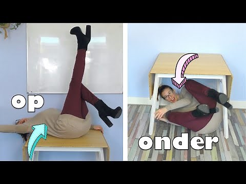 PREPOSITIONS in DUTCH // Voorzetsels // Dutch for BEGINNERS les 13 (NT2 - A1)