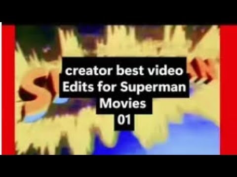 How we Create and edited Superman 01 Movies 1940-1930 #animation