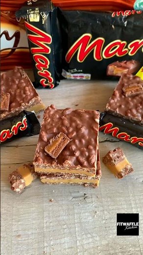 How to make Caramel Fudge Crunch Bars! Recipe #Shorts