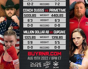 Here's The RNR18 Fight Card Order... Watch 20 Fights   Ring Girl Contest TONIGHT