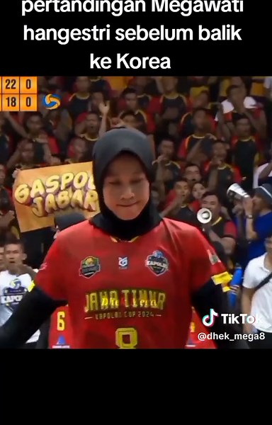 Pertandingan voli Megawati hangestri di volleyball turnament kapolri cup voli putri 2024 sebelum balik ke Korea untuk bergabung bersama tim red sparks #kapolricup #volliputri #megawatihangestri #redsparks #yeumhyeseon #jungkwanjang #arnetaputri #eris #agustinwulandari #voliindonesia