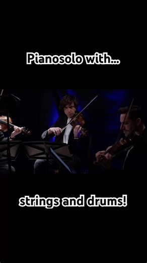 when the strings join the piano hits different #piano #viral #shorts
