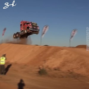 3.8M views · 37K reactions | This Semi-Truck is about to pull off an insane jump  Loveday 4x4 Adventure Park | Supercar Blondie | Facebook