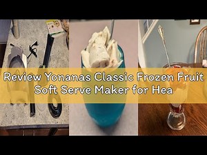 Review Yonanas Classic Frozen Fruit Soft Serve Maker for Healthy Vegan and Dairy-Free Treats, 200W S