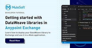 Getting started with DataWeave libraries in Anypoint Exchange