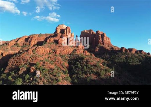 Close to the cliffs of Cathedral Rock - Sedona, Arizona Stock Video Footage - Alamy