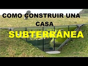 how to build an underground house