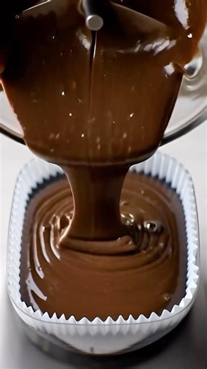 2-Ingredient Healthy Chocolate Mousse Cake 🍫 #ChocolateMousse #2Ingredients #HealthyDesser