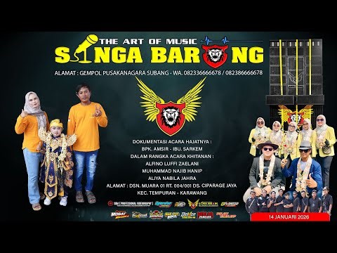 LION BARONG || GERONG VOC. NEW DHENOX || 14 JANUARY 2026 || CIPARAGE JAYA - KARAWANG