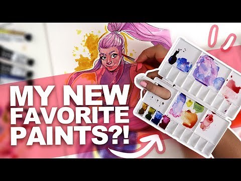 MY NEW FAVORITE WATERCOLORS?! | Mystery Art Box | Paletteful Packs Unboxing