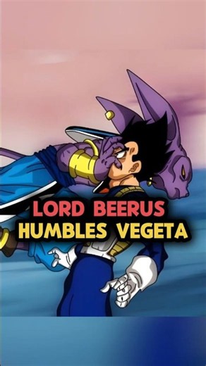 Beerus humbles Vegeta | Dragon Ball Super