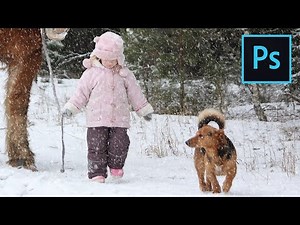 Photoshop Snow Effect: Add falling snow to your photos!