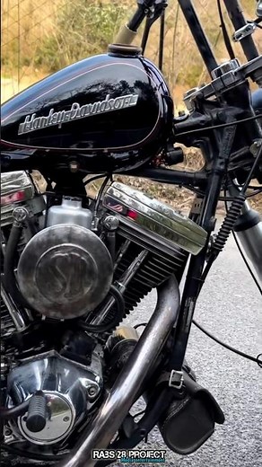 The Ultimate Shovelhead Chopper: Pure Old School Style! #chopper #harleydavidson #oldschool